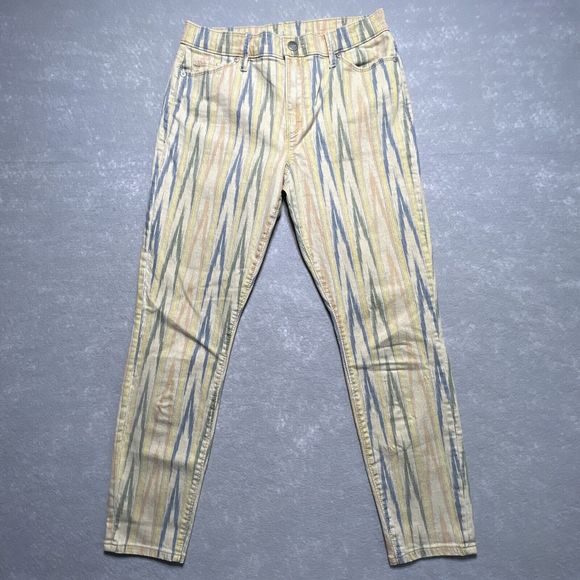 Ann Taylor LOFT Modern High Waist Skinny Ankle Jeans Pants Sand Dune Wash 27/4 - Picture 1 of 14